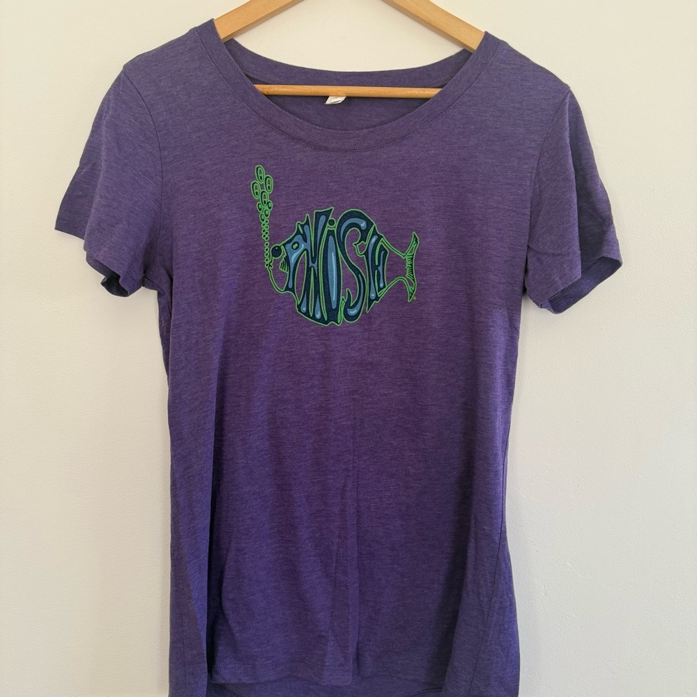Phish Women’s Ape Diver Summer 2016 Tour Purple Graphic T-Shirt Size XL - Picture 3 of 8